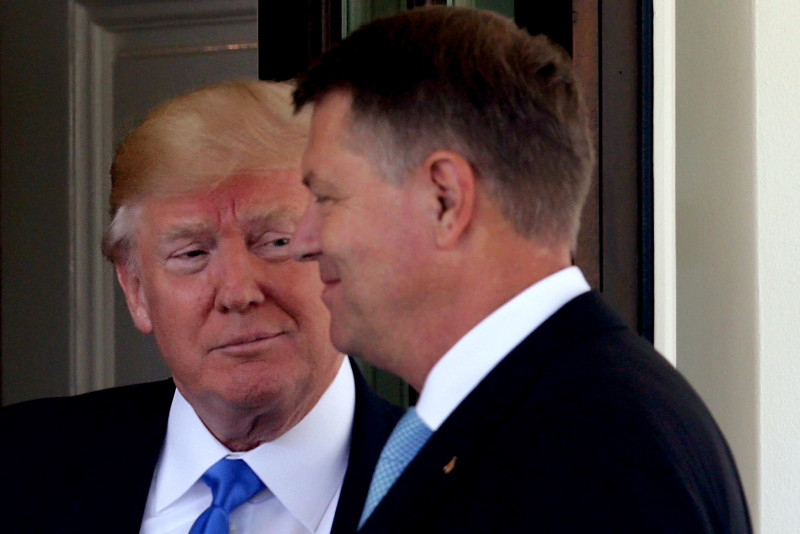 Trump Welcomes President Of Romania Klaus Iohannis To The White House