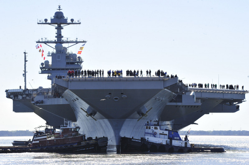 USS Gerald R. Ford Begins Builder's Sea Trials