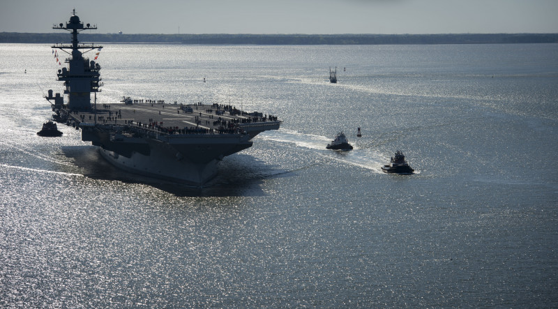 USS Gerald R. Ford Begins Builder's Sea Trials