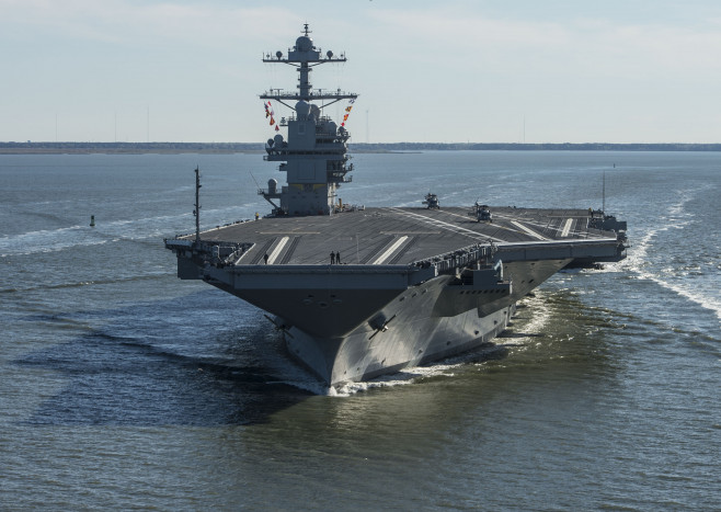 USS Gerald R. Ford Begins Builder's Sea Trials