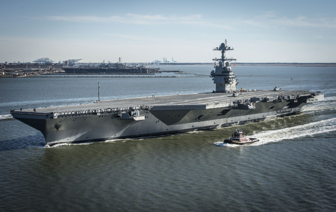 USS Gerald R. Ford Begins Builder's Sea Trials