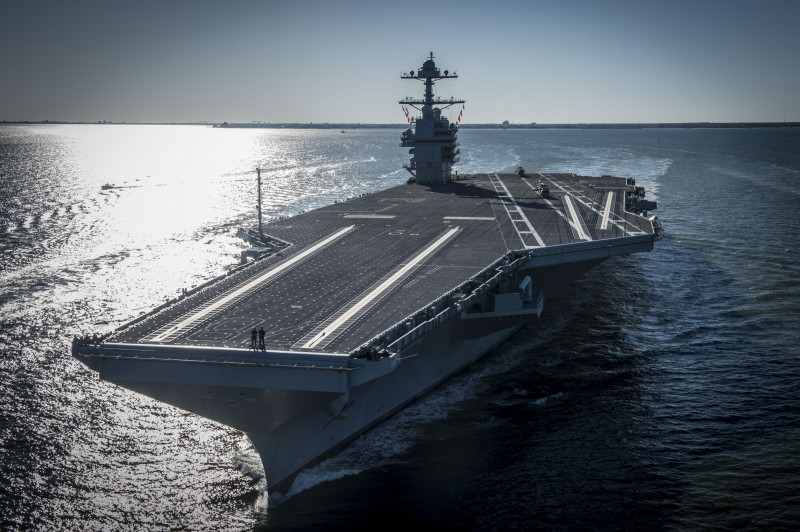 USS Gerald R. Ford Begins Builder's Sea Trials