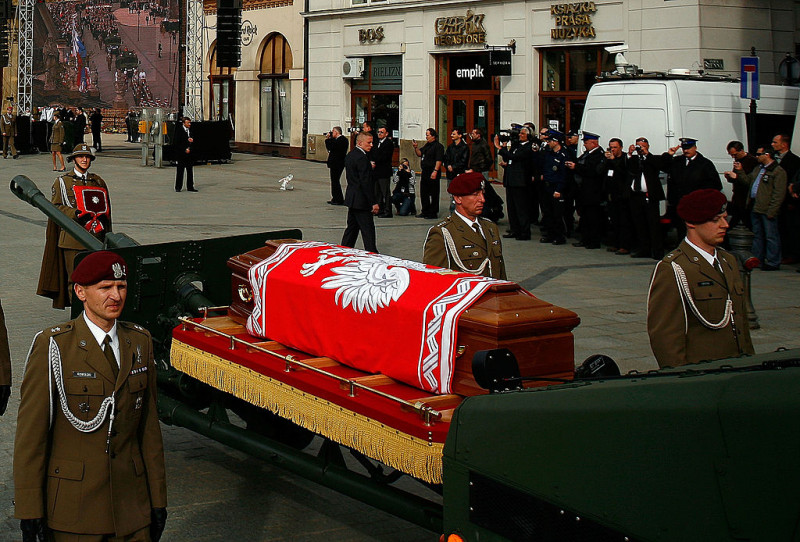 Funeral Service Of Lech Kaczynski And First Lady Maria