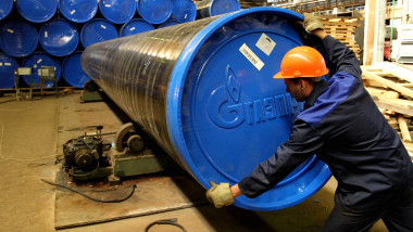 un munciotr al companiei Gazprom