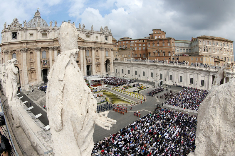 Pope Francis Holds The Easter Mass and Delivers His Urbi Et Orbi Blessing