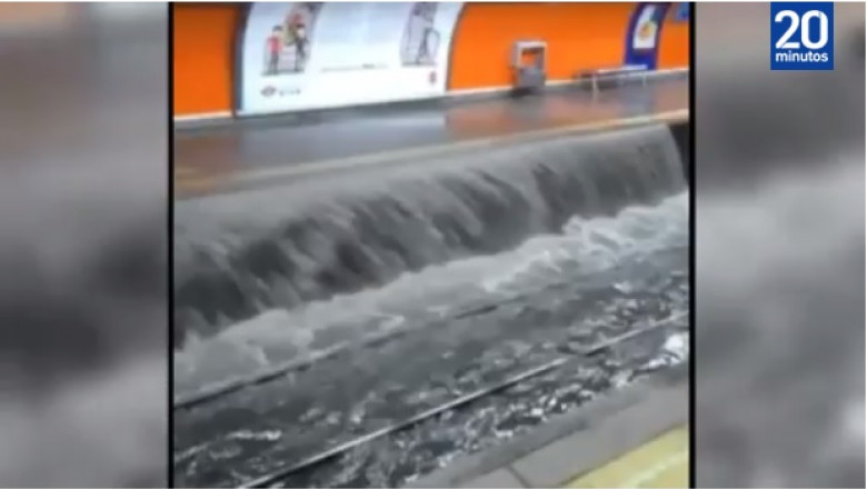 inundatii madrid metrou