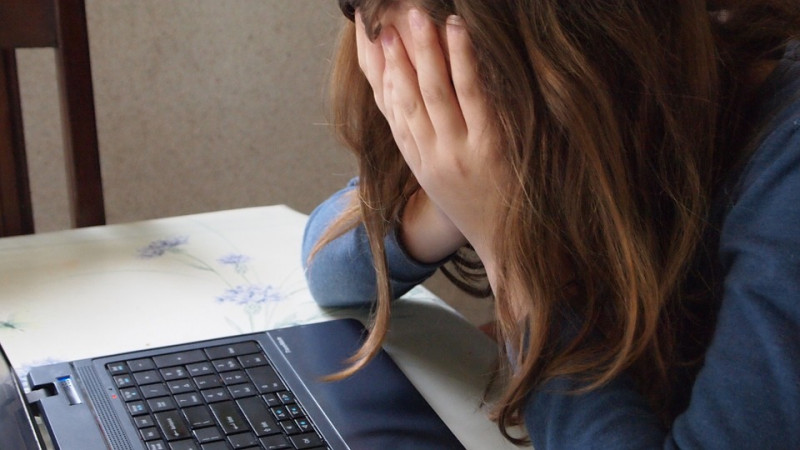 bullying violenta online trolling laptop fata intimidare foto PIXABAY
