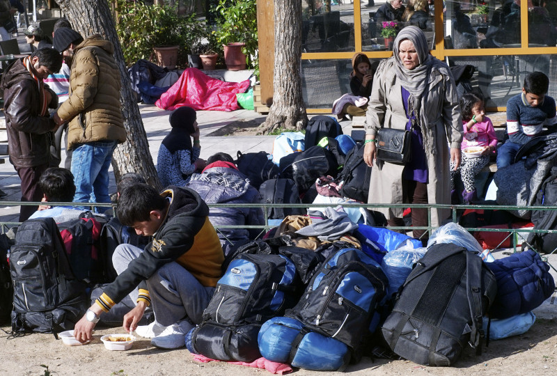 Migrants Continue To Pour Through The Greek Port Of Piraeus