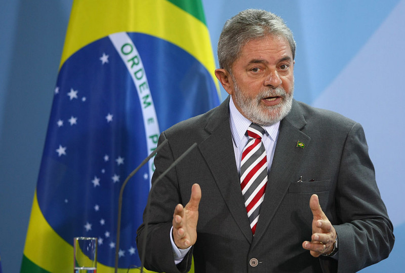Brazilian President Lula Da Silva On Berlin Visit