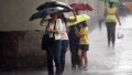 Severe Thunderstorms Continue To Bring Rain And High Winds to New York City