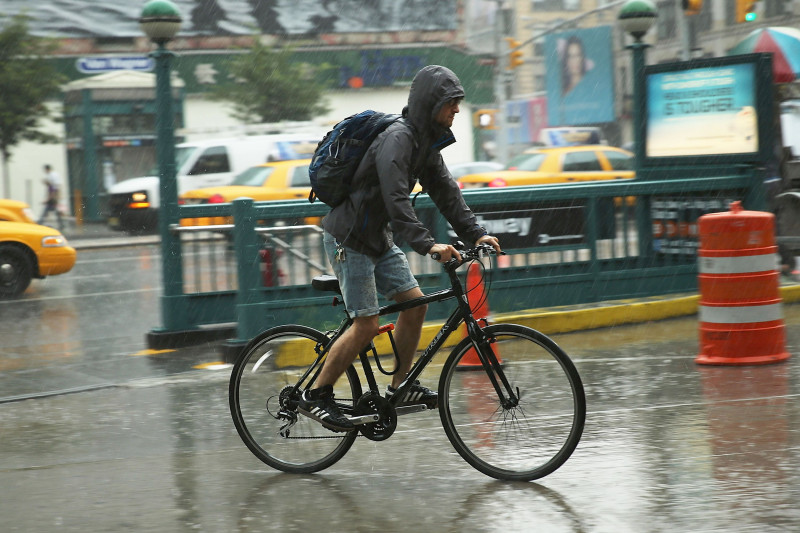 Torrential Rainstorm Pounds Manhattan, Adding To An Already Above Average Rainy July