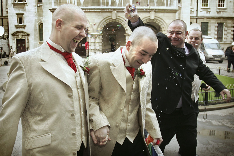 Belfast Couple Hold UKs First Gay Wedding