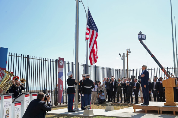 John Kerry Opens American Embassy In Havana, Cuba