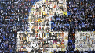 FOREST CITY, NC - APRIL 19: A collage of profile pictures makes up a wall in the break room at the new Facebook Data Center on April 19, 2012 in Forest City, North Carolina. The company began construction on the facility in November 2010 and went live today, serving the 845 million Facebook users worldwide. (Photo by Rainier Ehrhardt/Getty Images)