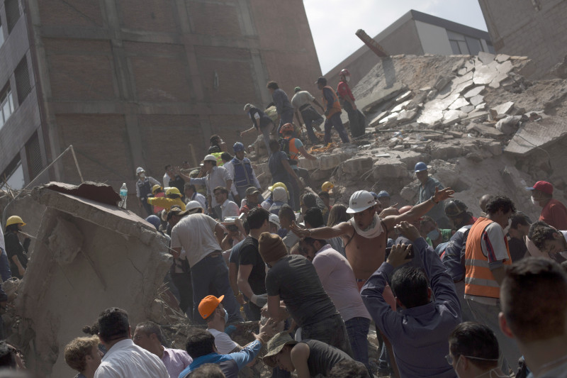 Earthquake Strikes Mexico City