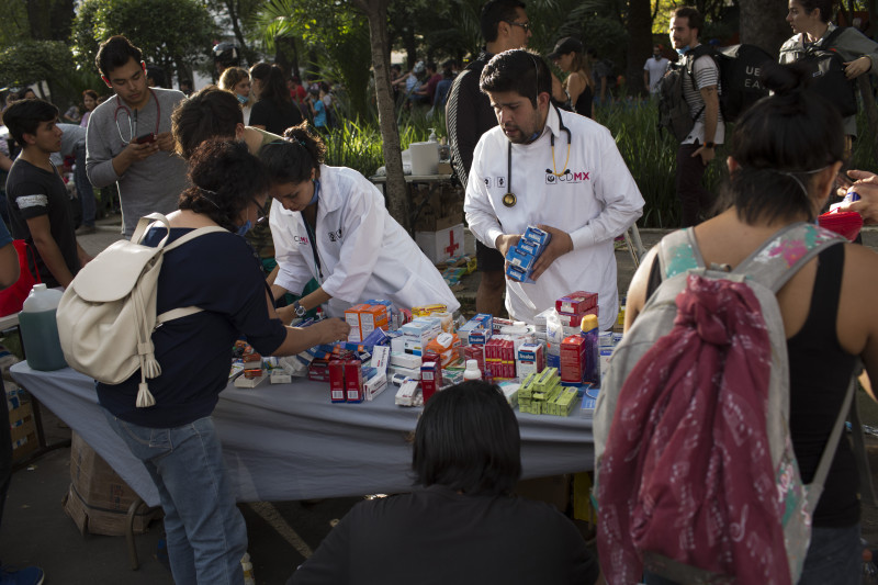 Earthquake Strikes Mexico City