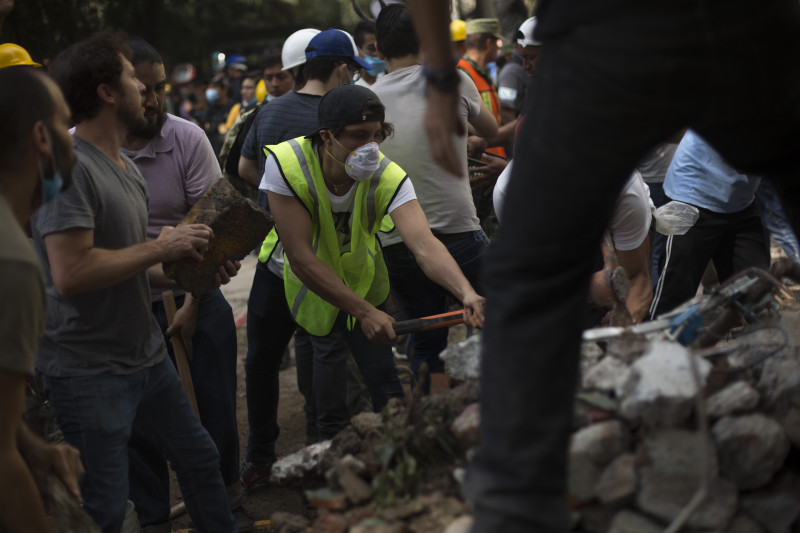 Earthquake Strikes Mexico City