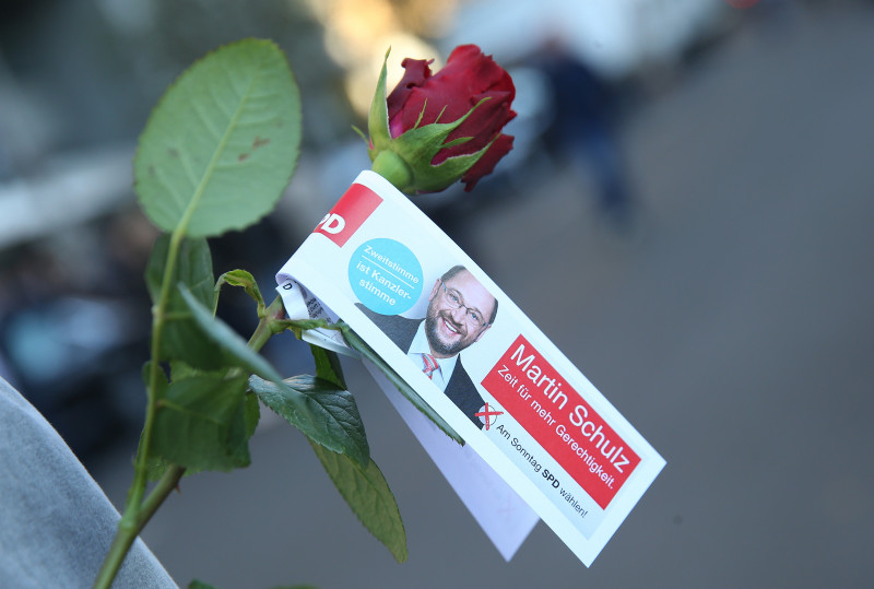 Schulz Holds Election Rally In Berlin