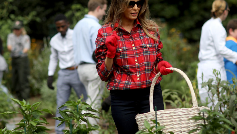 First Lady Melania Trump Holds White House Garden Event