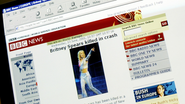 Fake "BBC News" Website Claims Britney Spears Died