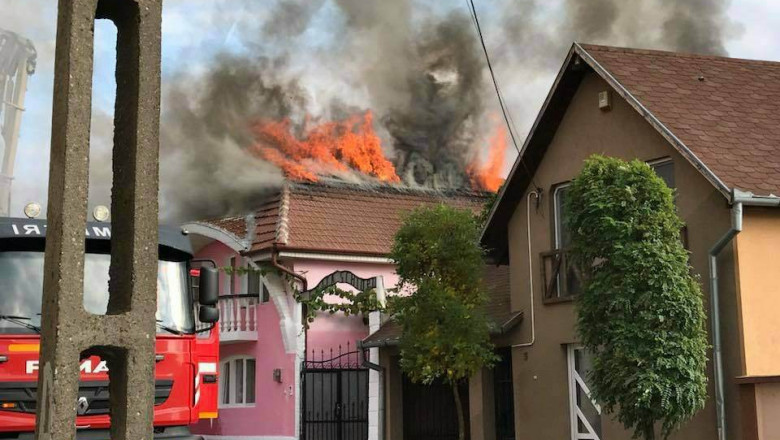 incendiu casa Oradea (1)