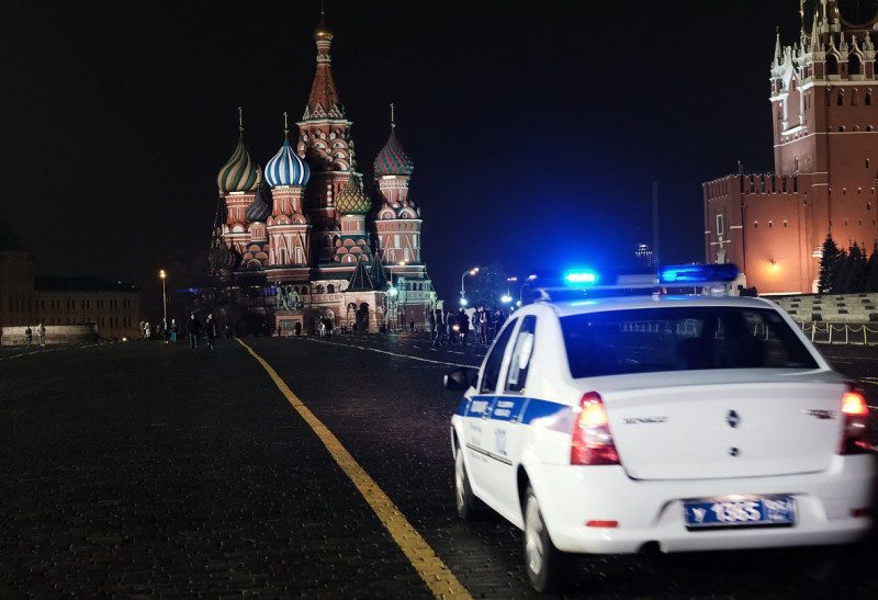 politia rusia politie rusa masina moscova getty