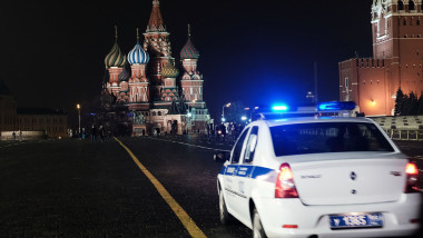 politia rusia politie rusa masina moscova getty