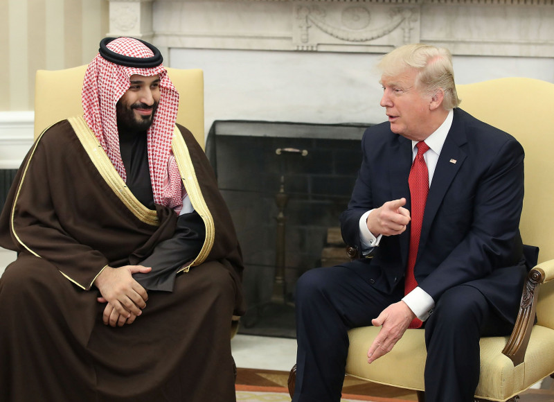Donald Trump Has Lunch With Saudi Deputy Crown Prince And Defense Minister
