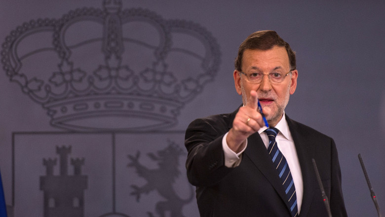 Spanish Prime Minister Mariano Rajoy Reacts To Unofficial Catalonian Referendum