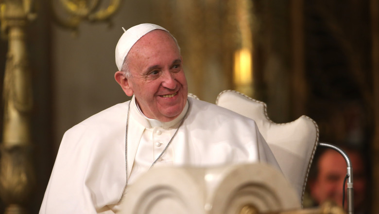 Pope Francis Visits The Synagogue of Rome