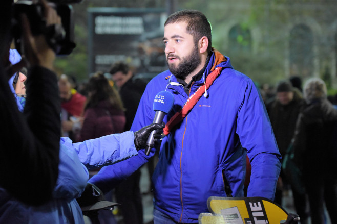 protest euronews - florin dragusin