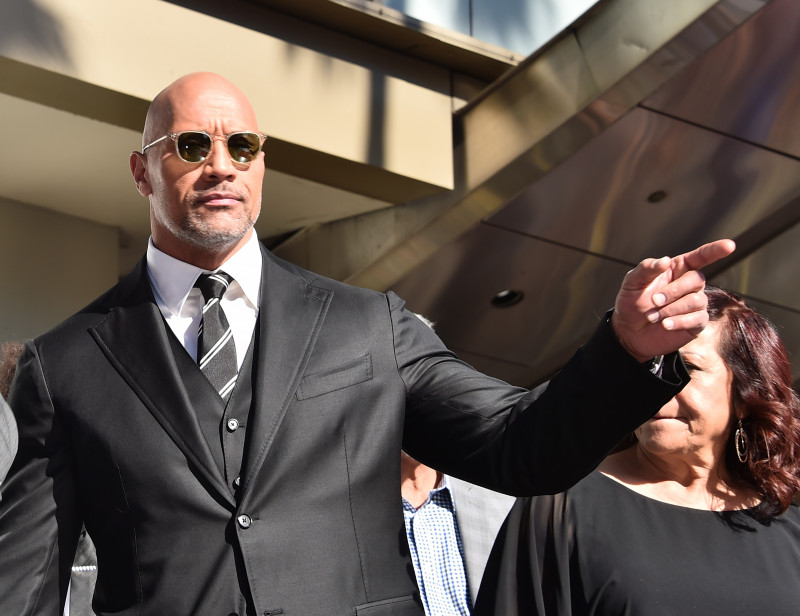 Dwayne Johnson Honored With Star On The Hollywood Walk Of Fame