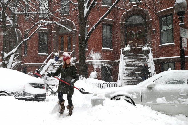 Massive Winter Storm Brings Snow And Heavy Winds Across Large Swath Of Eastern Seaboard