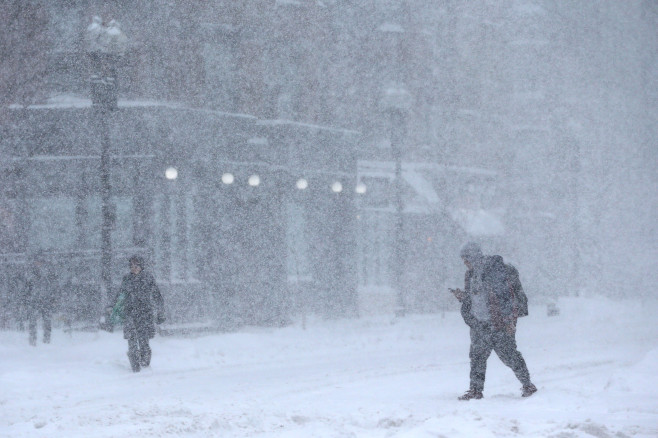 Massive Winter Storm Brings Snow And Heavy Winds Across Large Swath Of Eastern Seaboard