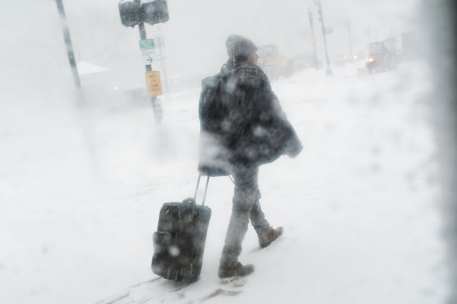 Massive Winter Storm Brings Snow And Heavy Winds Across Large Swath Of Eastern Seaboard