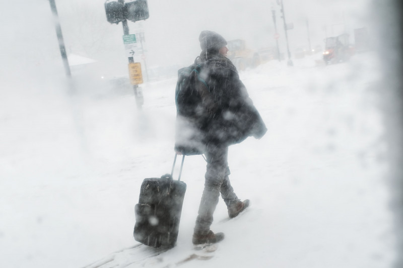 Massive Winter Storm Brings Snow And Heavy Winds Across Large Swath Of Eastern Seaboard