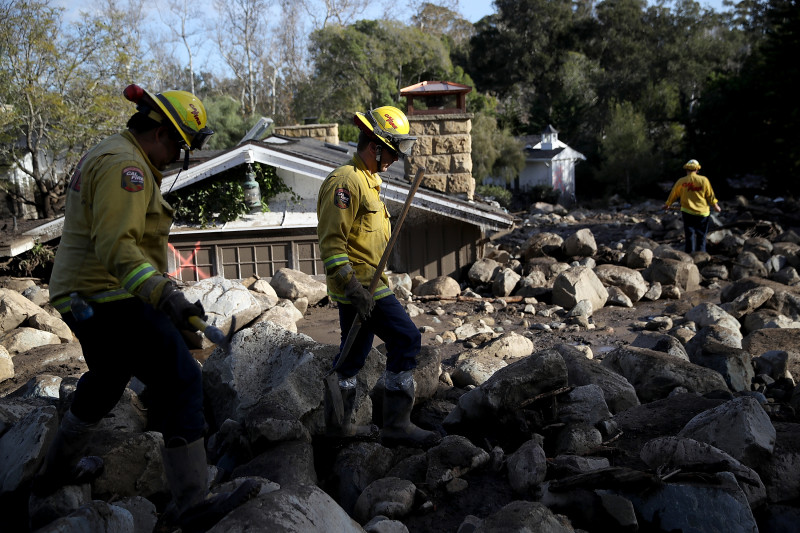 Mudslides Kill Over 10 People In Montecito, Where Wildfire Scorched Hillside