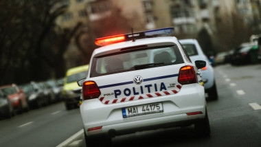 masina de politie in trafic_fb politia romana