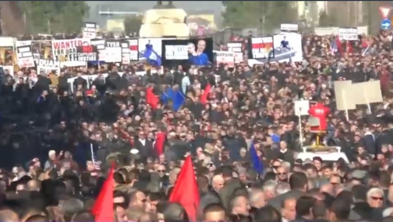 protest albania