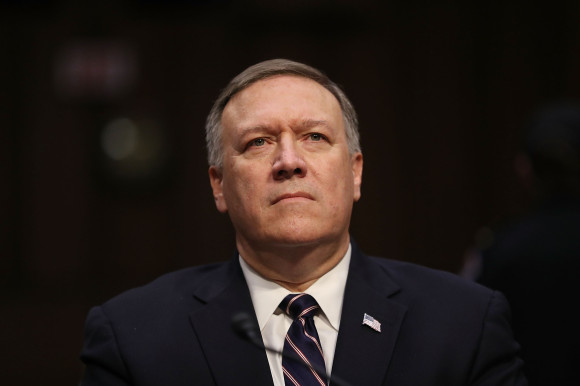 Senate Committee Holds Confirmation Hearing For Rep. Mike Pompeo To Become Director Of C.I.A.