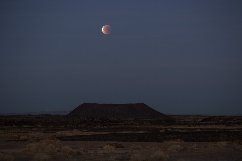 Rare "Super Blue Blood Moon" Makes Appearance On U.S. West Coast