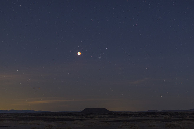 Rare "Super Blue Blood Moon" Makes Appearance On U.S. West Coast