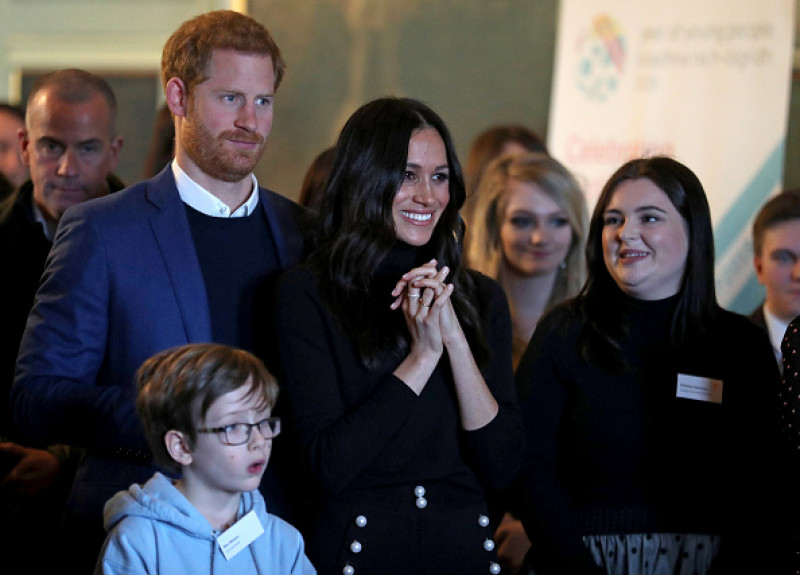 Prince Harry And Meghan Markle Visit Edinburgh