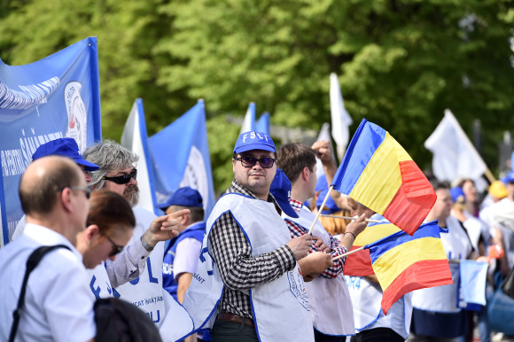 FSLI protest mars agerpres