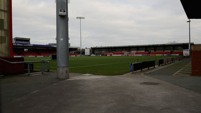 Views Of Crewe Alexandra Football Ground