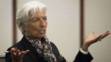 IMF Managing Director Christine Lagarde Speaks At The Federal Reserve Of New York