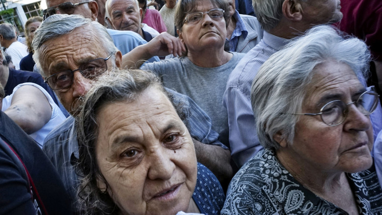 National Banks Open For One Day To Allow Greek Pensioners To Collect Rationed Payouts