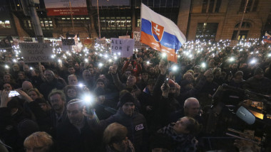 Proteste Slovacia