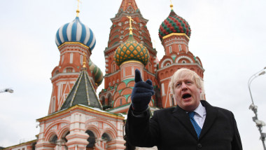 Foreign Secretary Boris Johnson Meets Russian Counterpart Sergei Lavrov In Moscow
