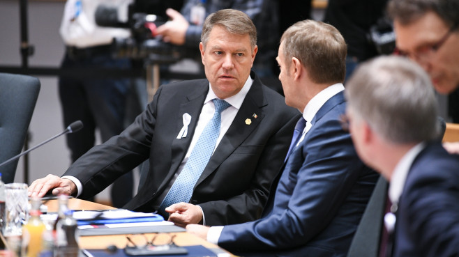 iohannis tusk discutie - presidency